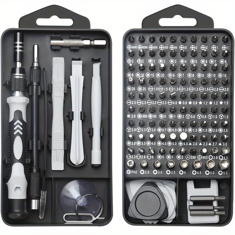 122 In 1 Precision Screwdriver Set, Electronics Magnetic Repair Tool Kit With Case For Repair Computer, IPhone, PC, Cellphone, Laptop, Switch, PS4, Game Console, Watch, Glasses Etc