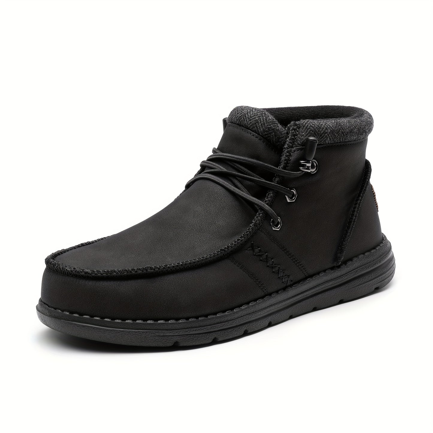 Winter Men's Warm Casual Slip-on Loafers For Men Shoes Boots