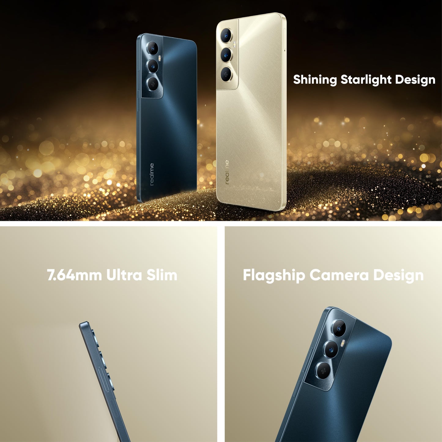 6GB+128GB Realme C65 Unlocked Smartphone - Capture Life with 50MP AI Camera, 5000mAh Long-Lasting Battery, NFC Supported, 4G LTE, Android 14, Global Version, Black