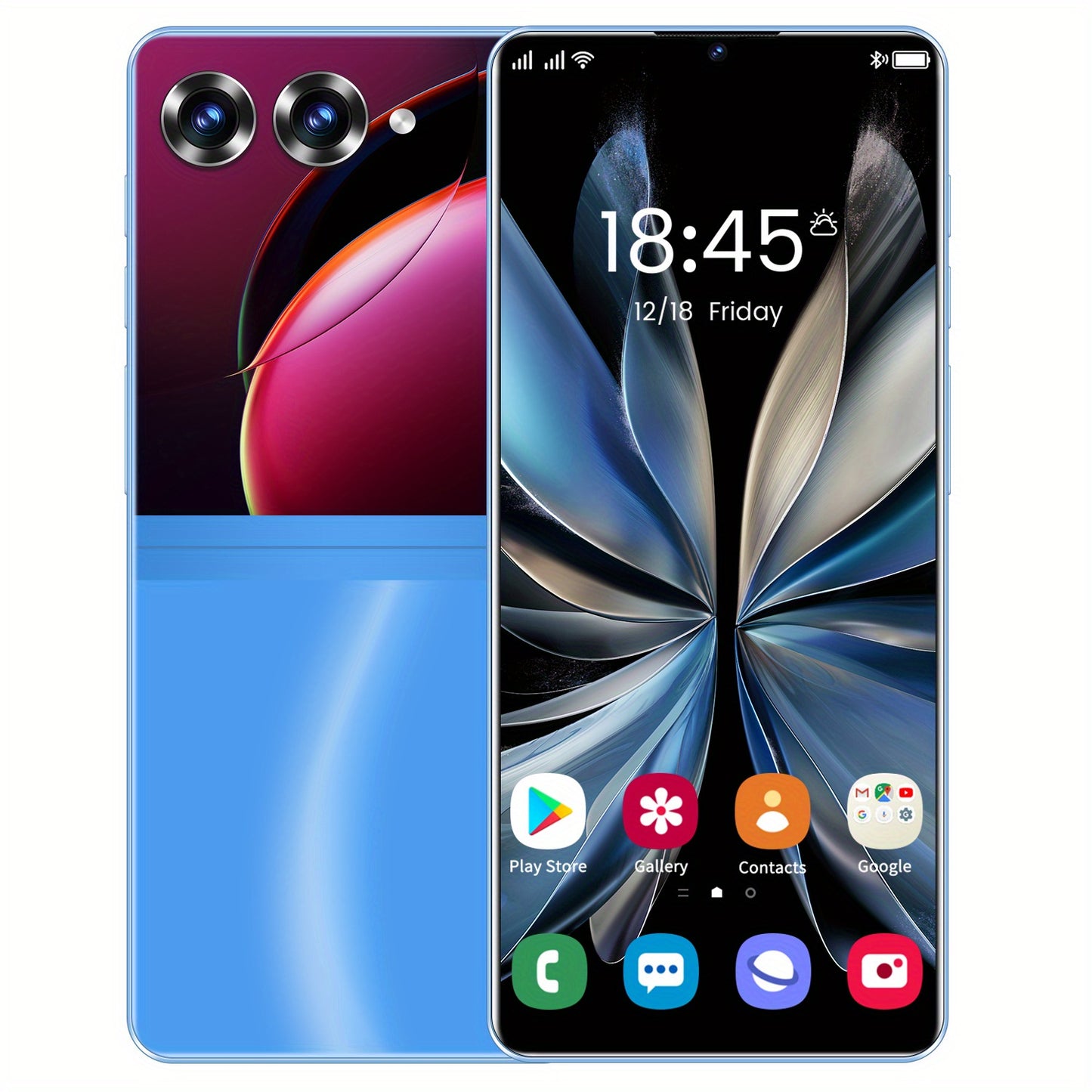 Unlocked Su25 smartphone MTK6737 processor with 4 cores, 6.53-inch inches, original perforated screen 720 * 1600 resolution camera 2MP + 13MP