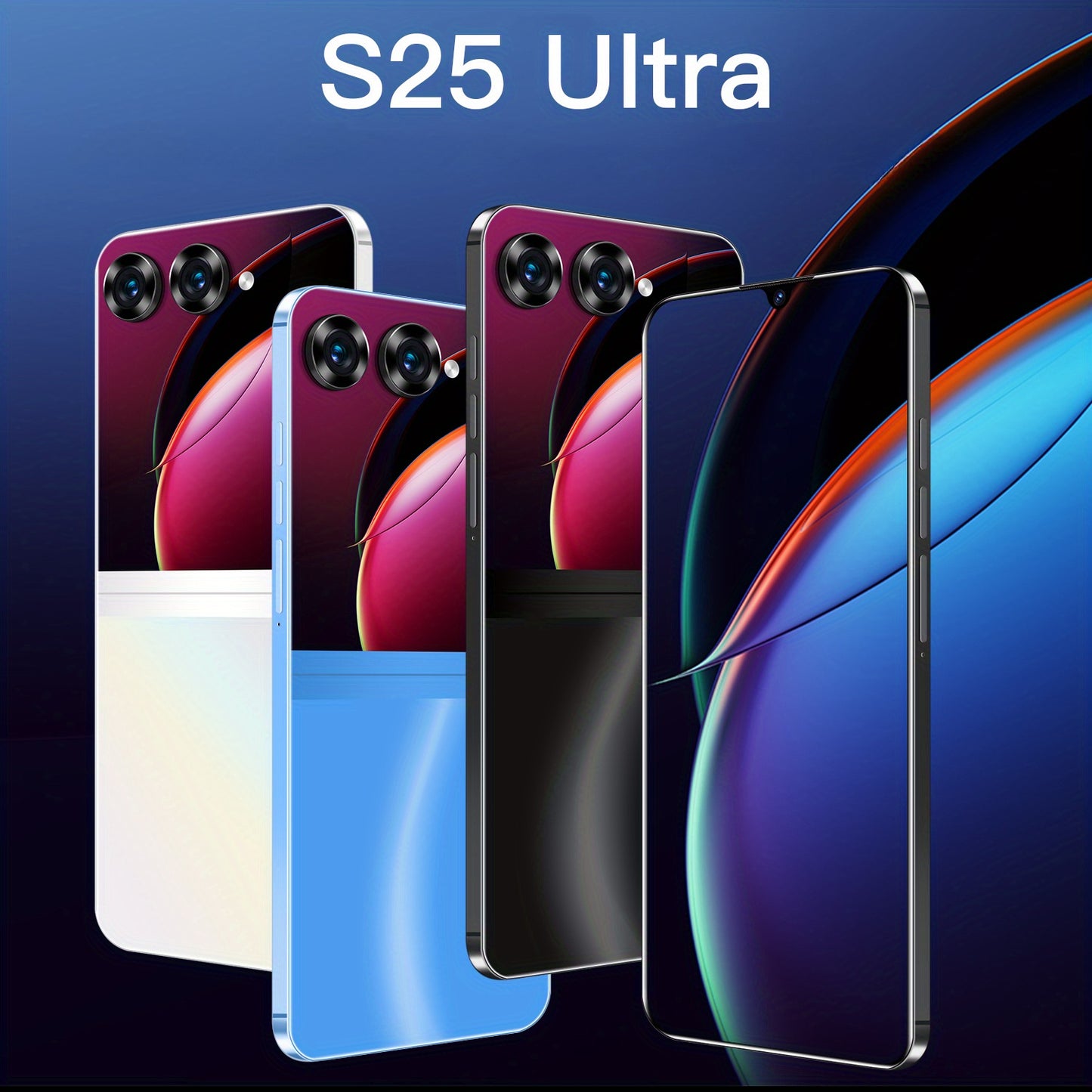 Unlocked Su25 smartphone MTK6737 processor with 4 cores, 6.53-inch inches, original perforated screen 720 * 1600 resolution camera 2MP + 13MP