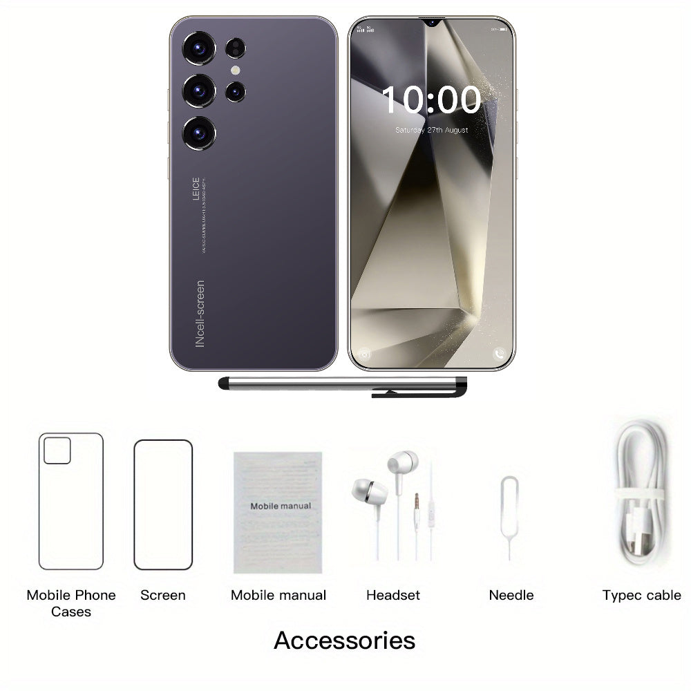 Unlocked Ultra Smartphone MTK6737 Processor With 4 Cores, 6.53-inch Inches, Original Perforated Screen 720 * 1600 Resolution Camera 2MP + 13MP