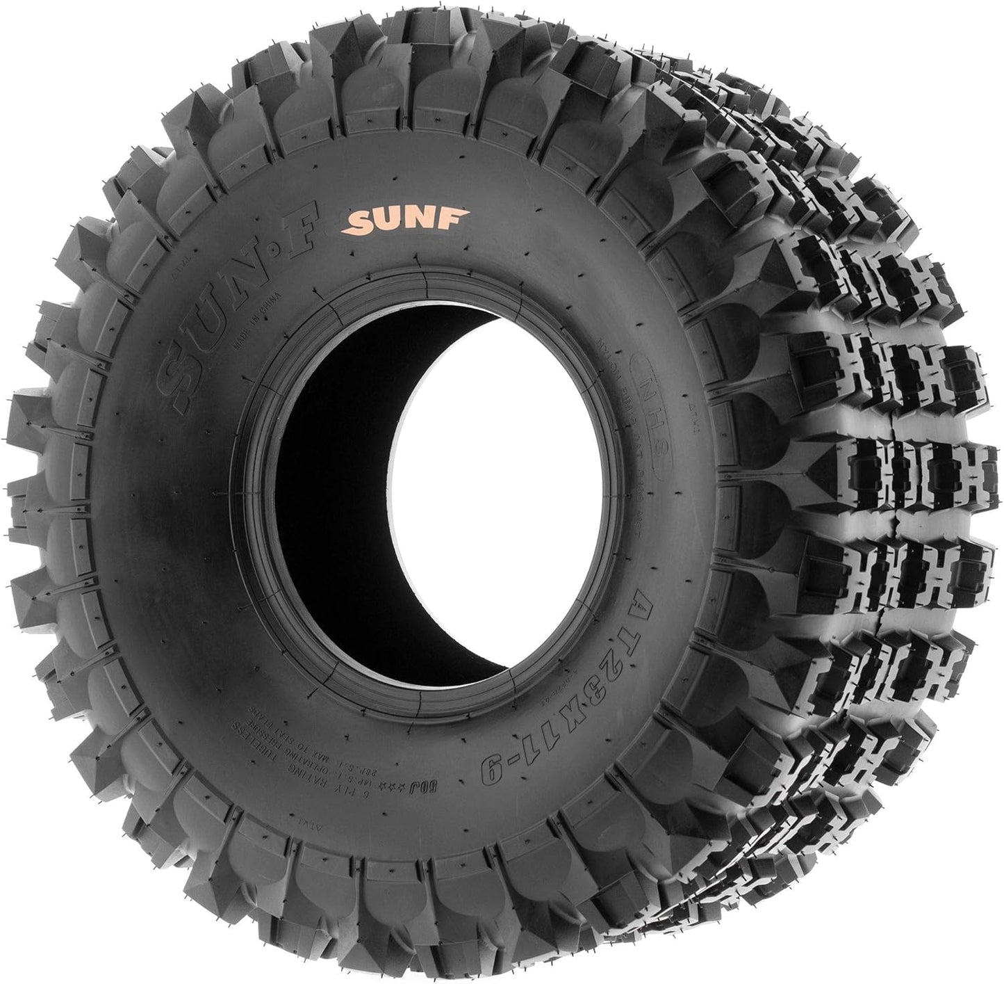 20X11-8 ATV UTV Knobby Tire 20X11X8 Sport Race 6 PR A027 - PAIR of 2