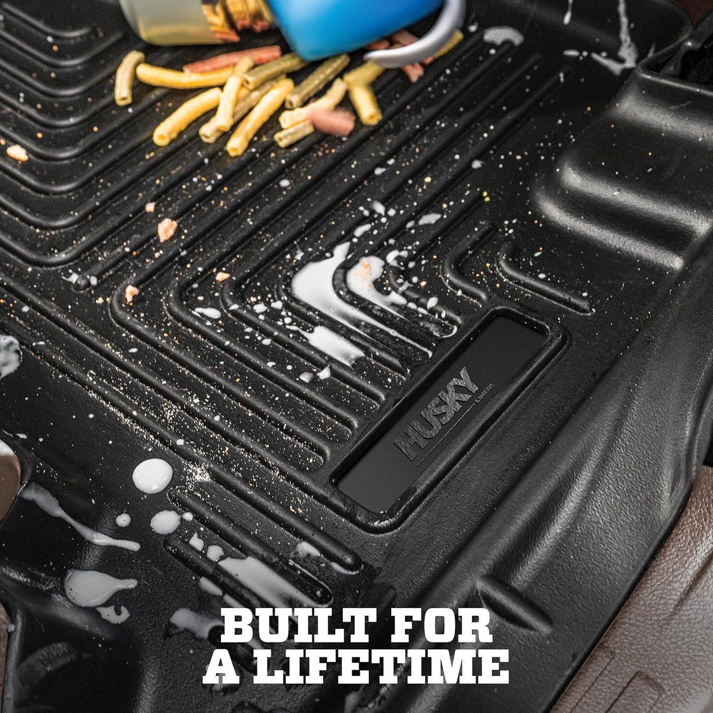 Weatherbeater Floor Mats | Fits 2021-2026 Chevrolet Suburban, Cadillac Escalade ESV Model, GMC Yukon XL (Fits Models W-2Nd Row Bucket Seats ONLY) | 3RD Row Liner, 1-Pc Black - 14141