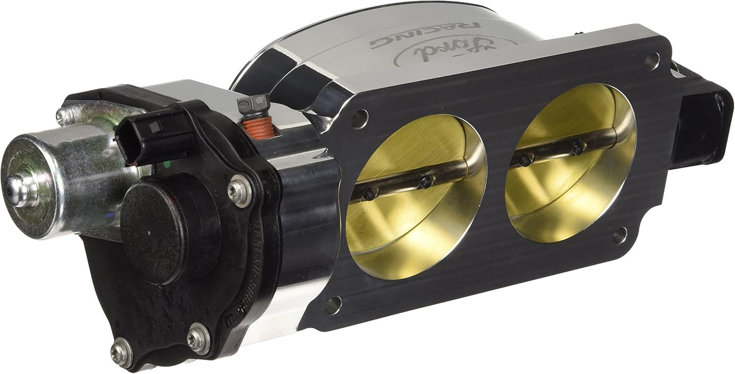 Throttle Body, 1306 CFM, Stock Flange, 62 Mm Twin Blade, Aluminum, Natural, Modular, Mustang 2005-10, Each