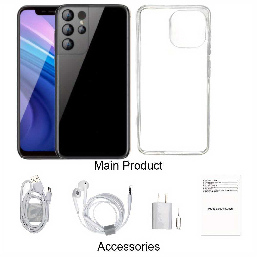 Unlocked 6.1-inch RAM 1GB ROM 16GB Smartphone with 3G/4G Support, Dual SIM, 3000mAh Battery, Protective Case and American Charger