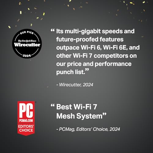 TP-Link Deco XE75 AXE5400 Tri-Band WiFi 6E Mesh System - Wi-Fi up to 7200 Sq.Ft, Engadget Rated Best Mesh for Most People, Replaces WiFi Router and Extender, AI-Driven Mesh New 6GHz Band, 3-Pack