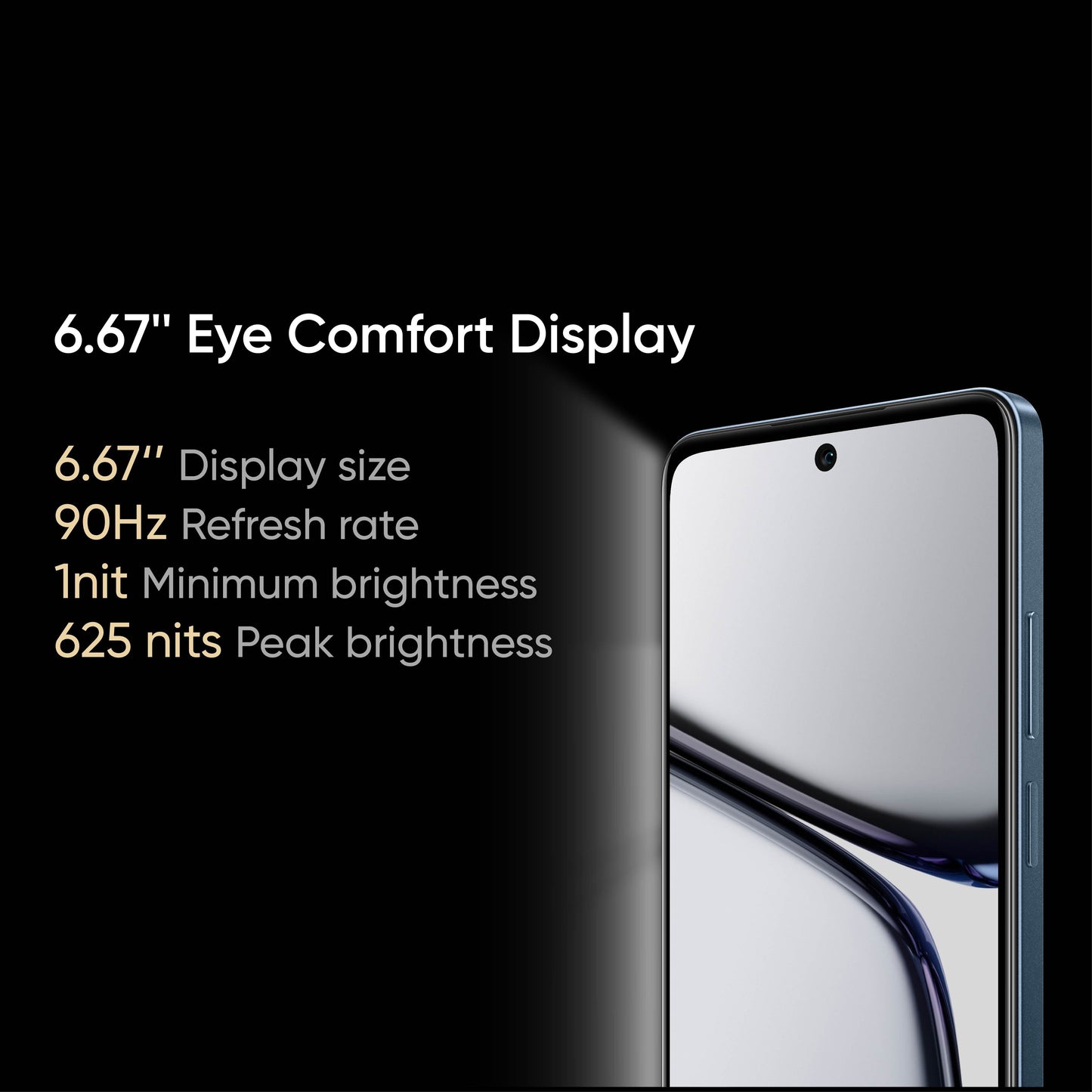 6GB+128GB Realme C65 Unlocked Smartphone - Capture Life with 50MP AI Camera, 5000mAh Long-Lasting Battery, NFC Supported, 4G LTE, Android 14, Global Version, Black