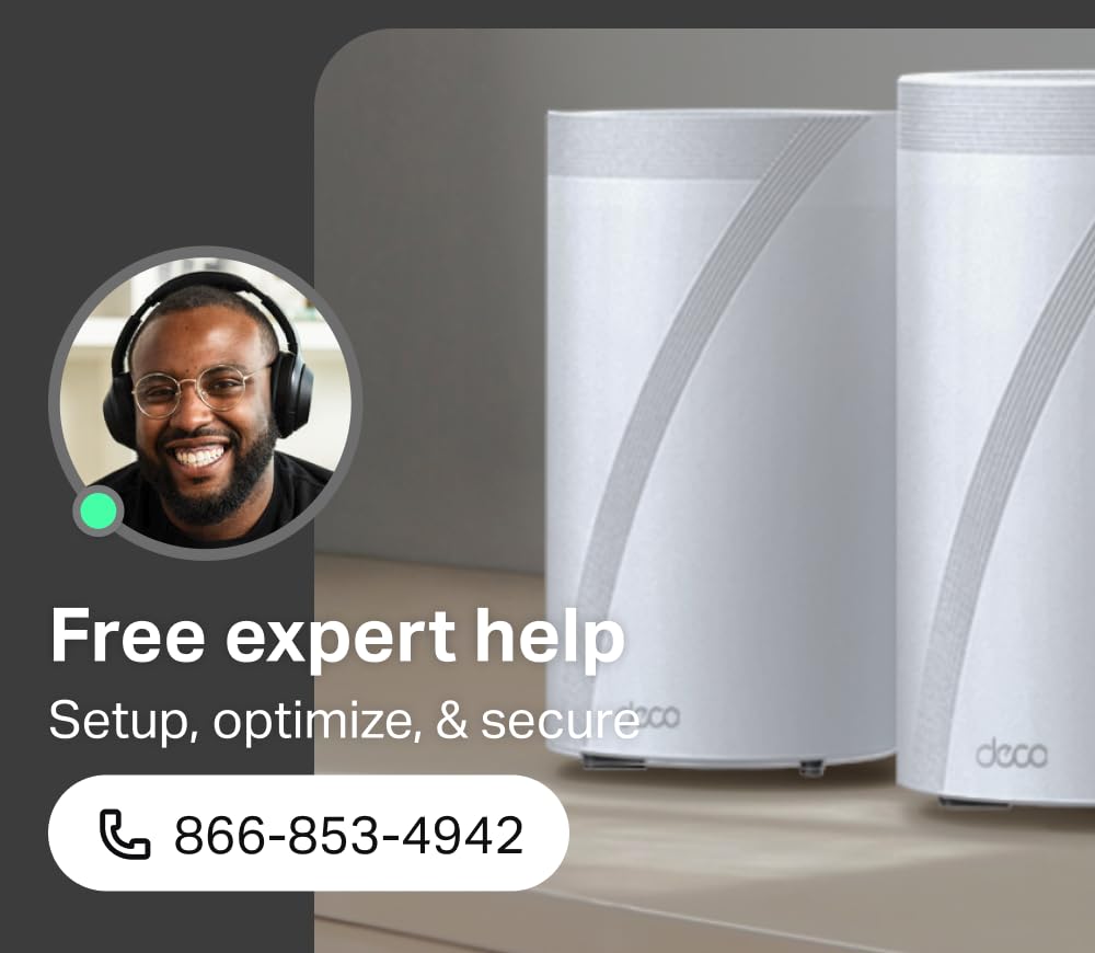 TP-Link Deco XE75 AXE5400 Tri-Band WiFi 6E Mesh System - Wi-Fi up to 7200 Sq.Ft, Engadget Rated Best Mesh for Most People, Replaces WiFi Router and Extender, AI-Driven Mesh New 6GHz Band, 3-Pack