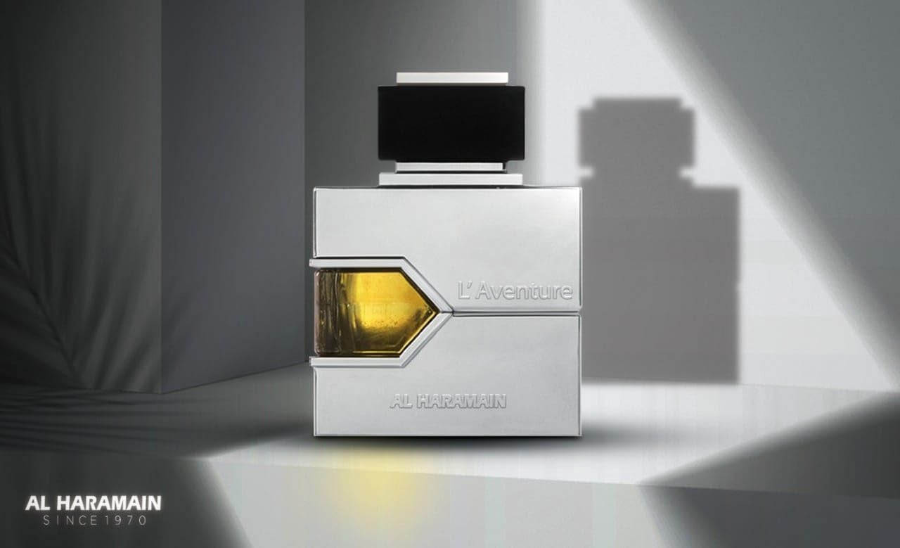 Al Haramain L'Aventure for Men Eau de Parfum Spray, 3.33 Ounce / 100 ml