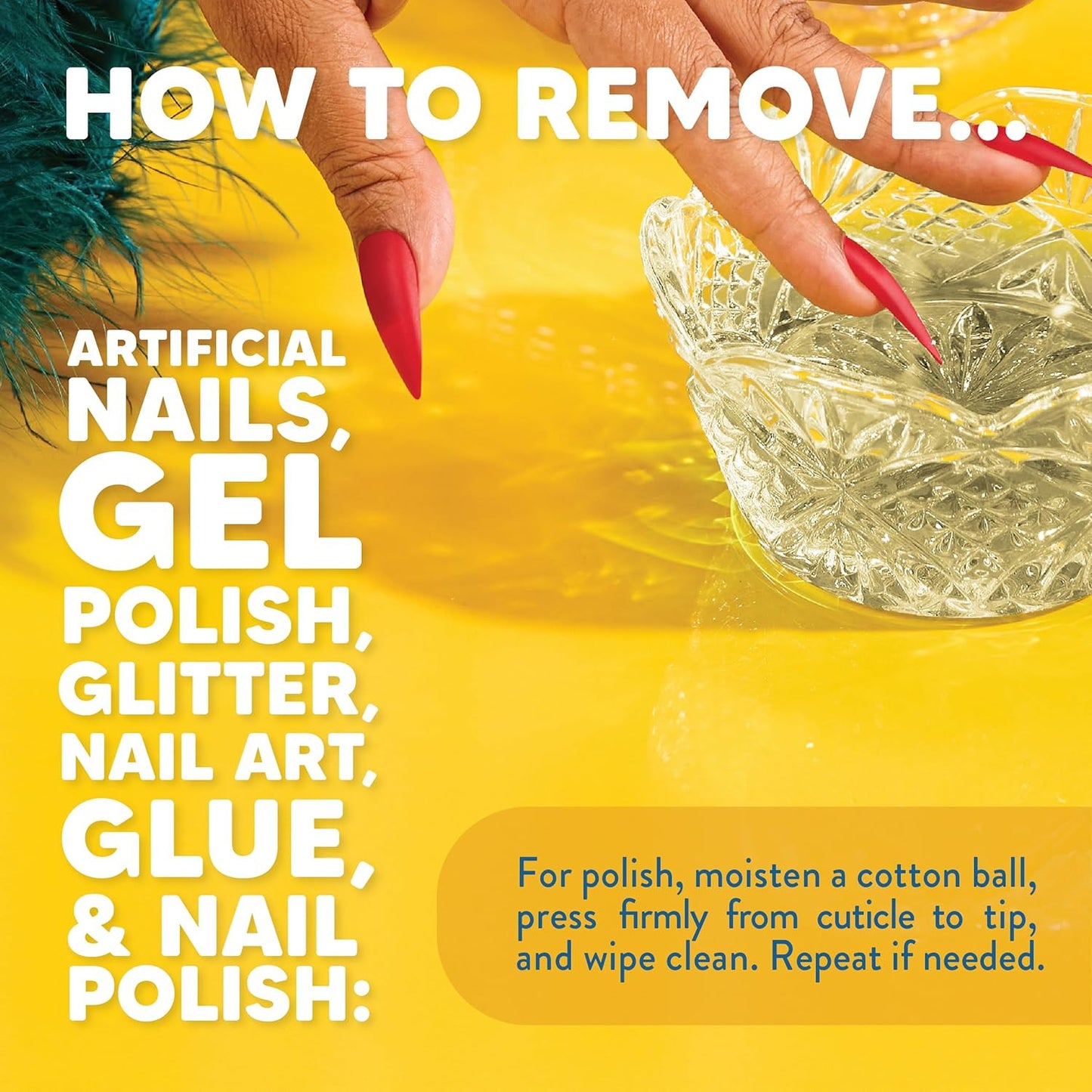 100% Pure Acetone Nail Polish Remover Kit with 7 Inch Nail File, 16 Fl Oz - Made
