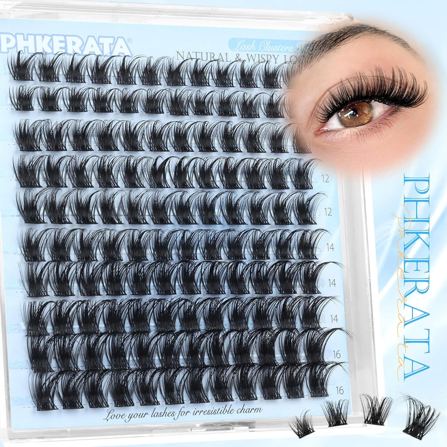 Wispy Eyelash Clusters Natural Lash Clusters 120 Pcs Cluster Eyelash Extensions