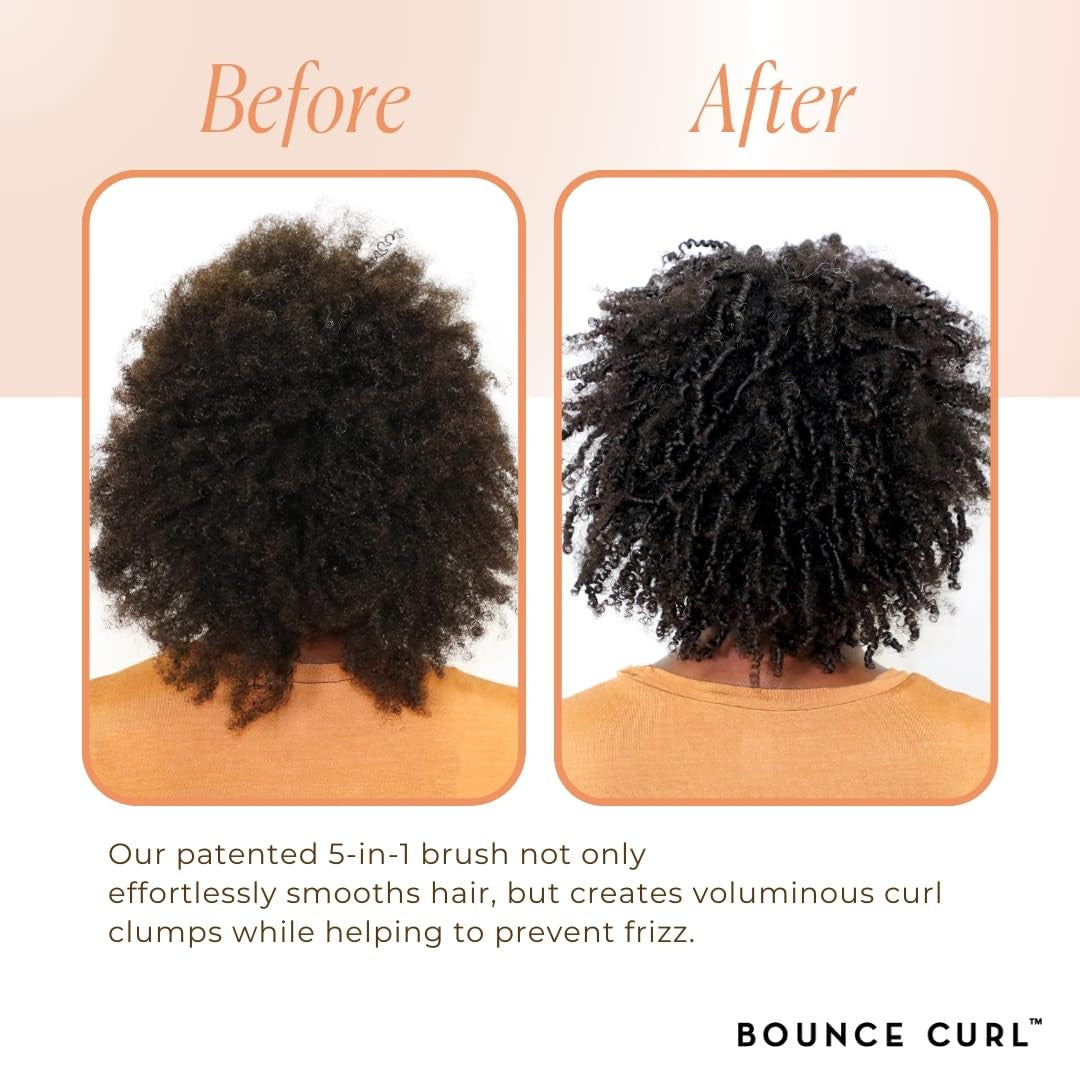 Volume Edgelift Brush, 5-In-1 Tool for Volumized, Defined Curls, Waves & Coils -