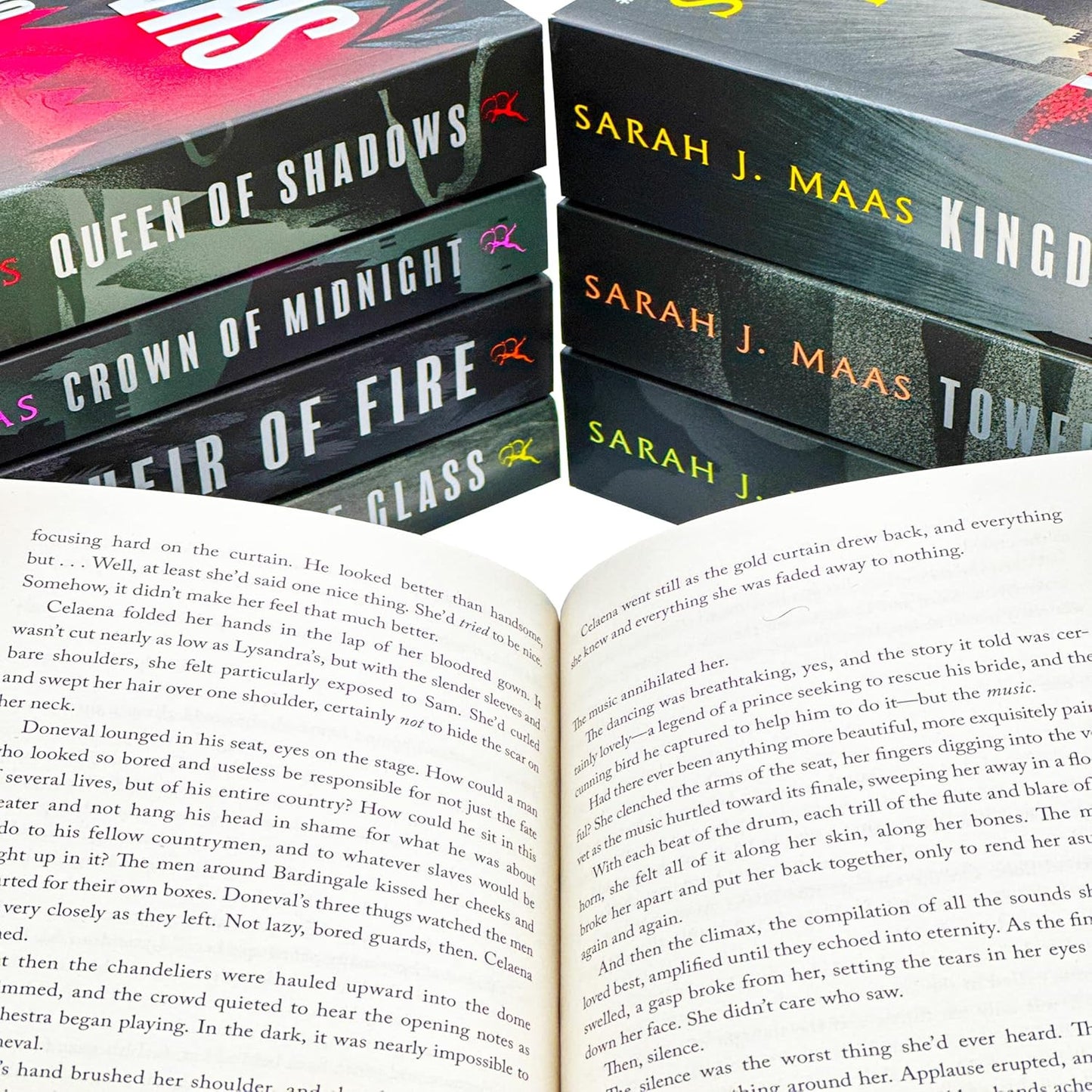 Throne of Glass Series Collection 8 Books Set by Sarah J. Maas NEW COVER (Crown