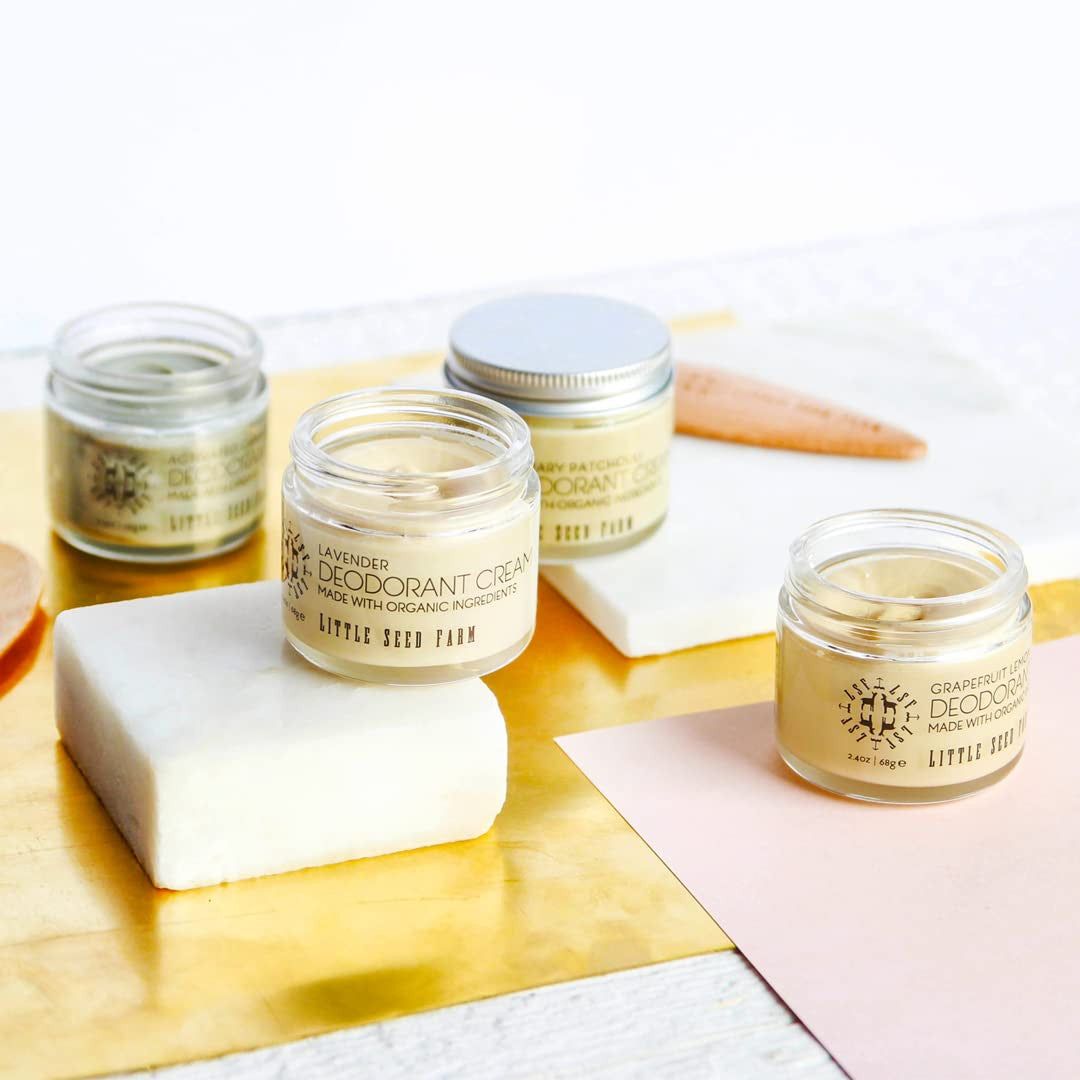 All Natural Deodorant Cream, Aluminum Free Deodorant for Women or Men, 2.4 Ounce