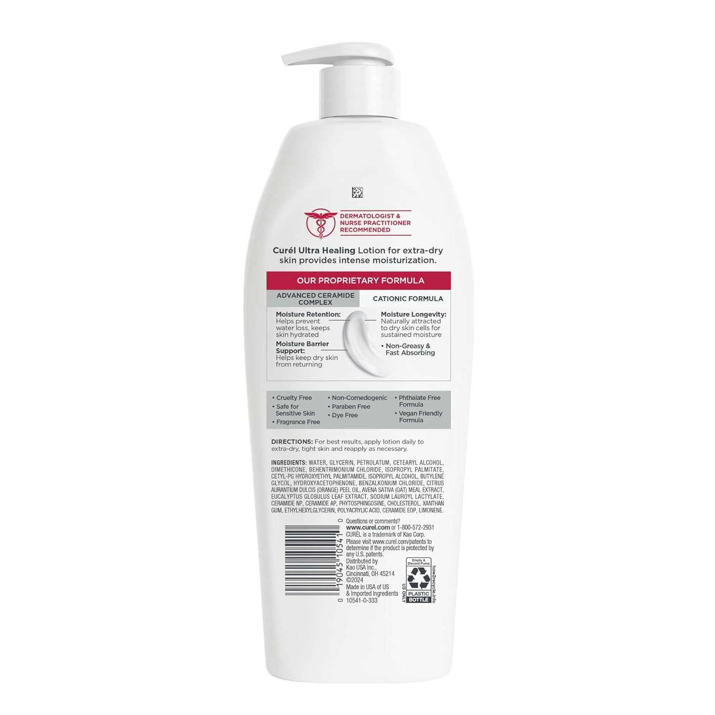 Ultra Healing Intensive Fragrance-Free Lotion for Extra-Dry Skin, Dermatologist