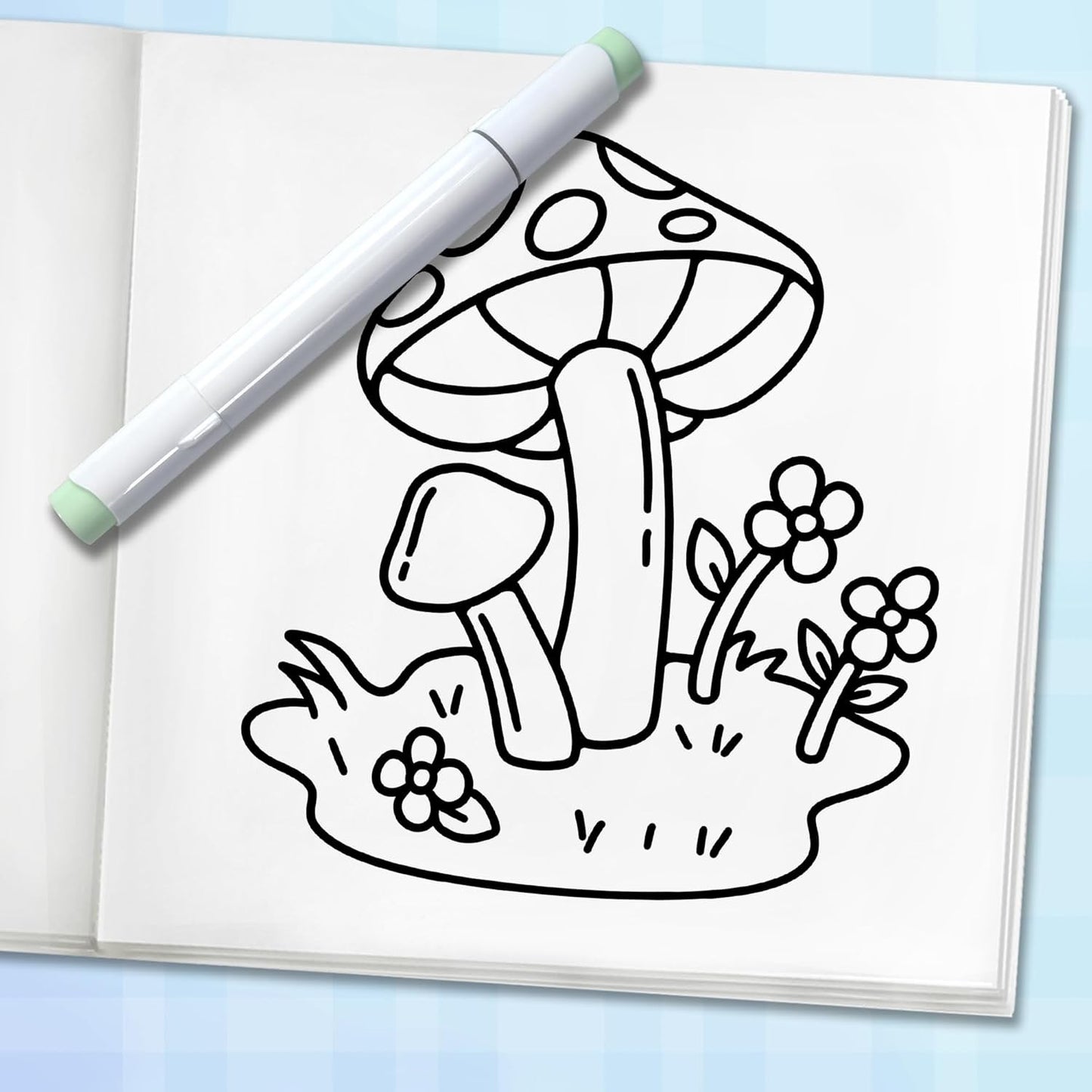 100 Bold Coloring Book: Simple, Easy, and Large Print Designs for Adults and Kid