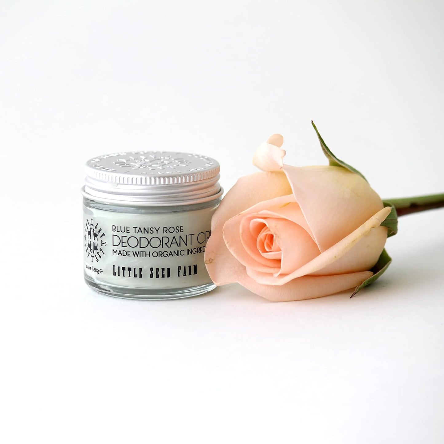 All Natural Deodorant Cream, Aluminum Free Deodorant for Women or Men - Blue Tan