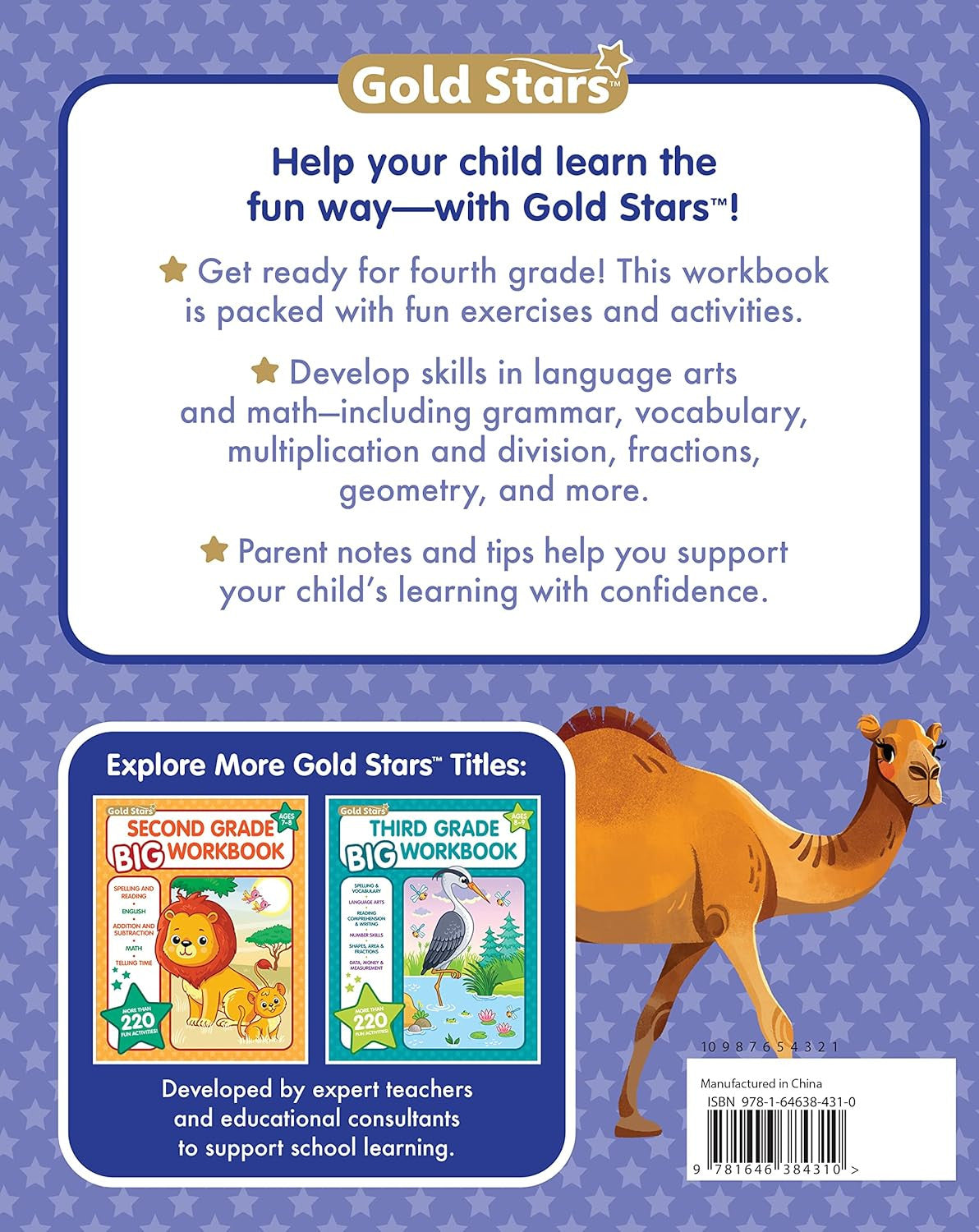 4Th Grade BIG Workbook: All Subjects for Kids 9 - 10 Includes 220+ Activities, M