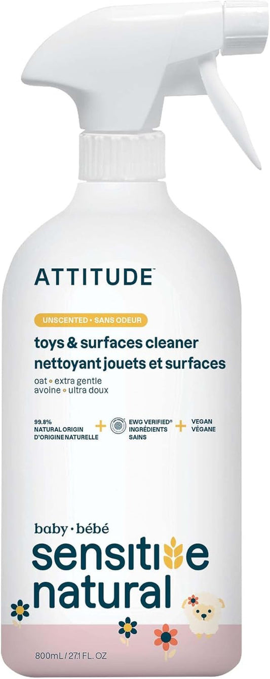 Toy and Hard Surface Cleaner, Plant and Mineral Based Ingredients, Vegan, Baby a