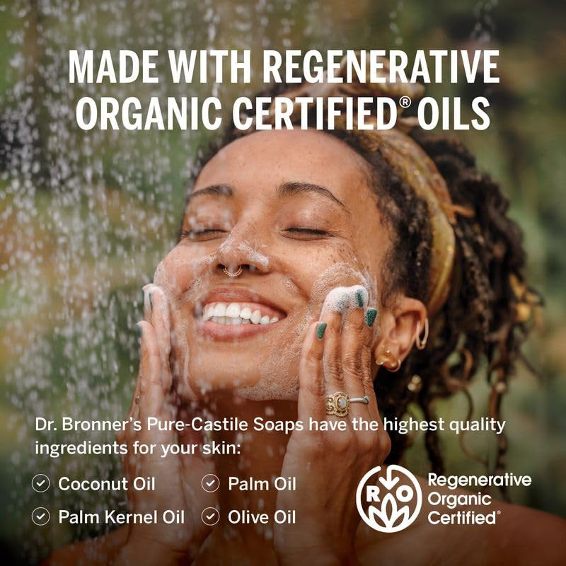 ’S Pure-Castile Magic Liquid Soap - Made with Regenerative Organic Certified Oil