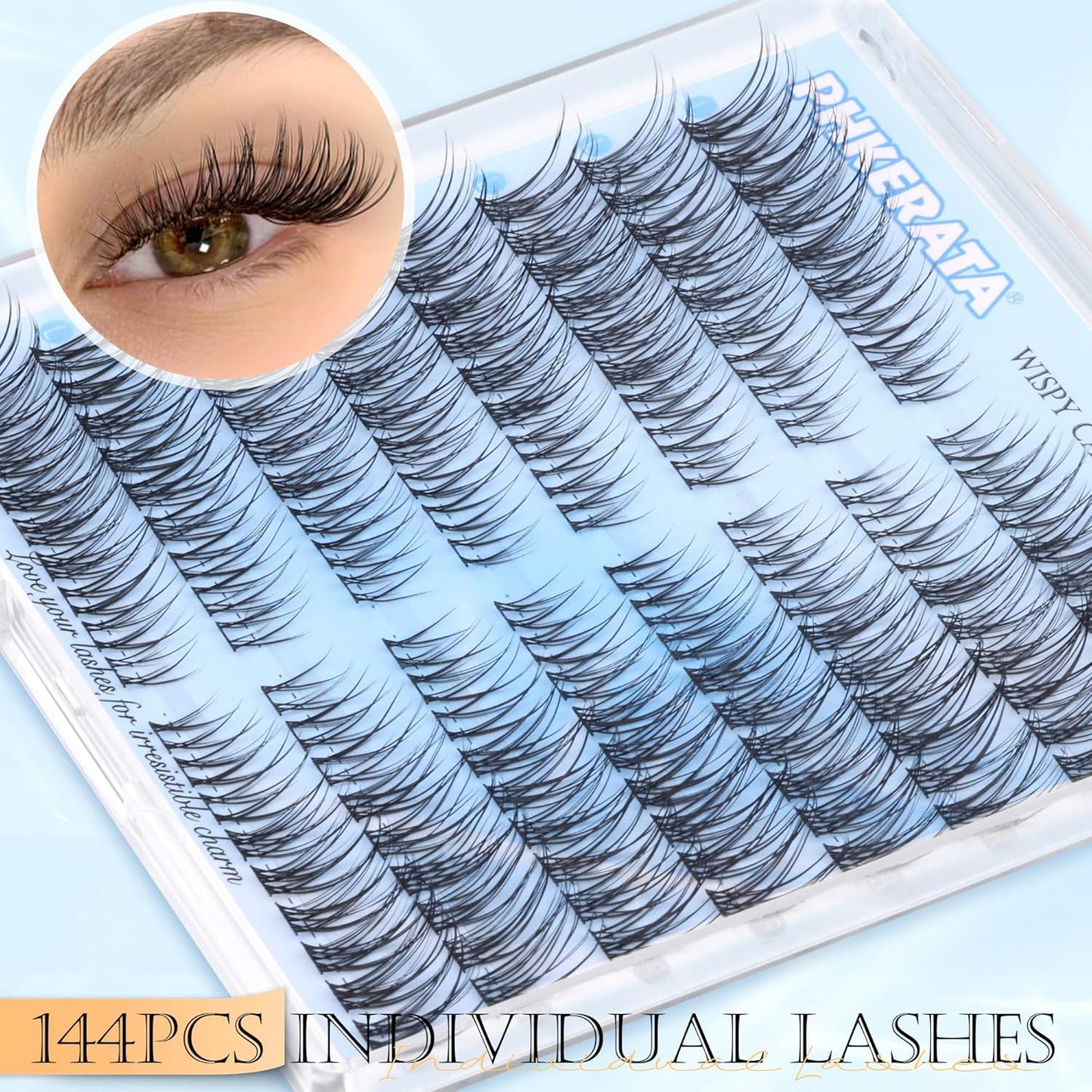 Wispy Lash Clusters Natural Eyelash Clusters 7-15 Mm C Curvature Eyelash Cluster