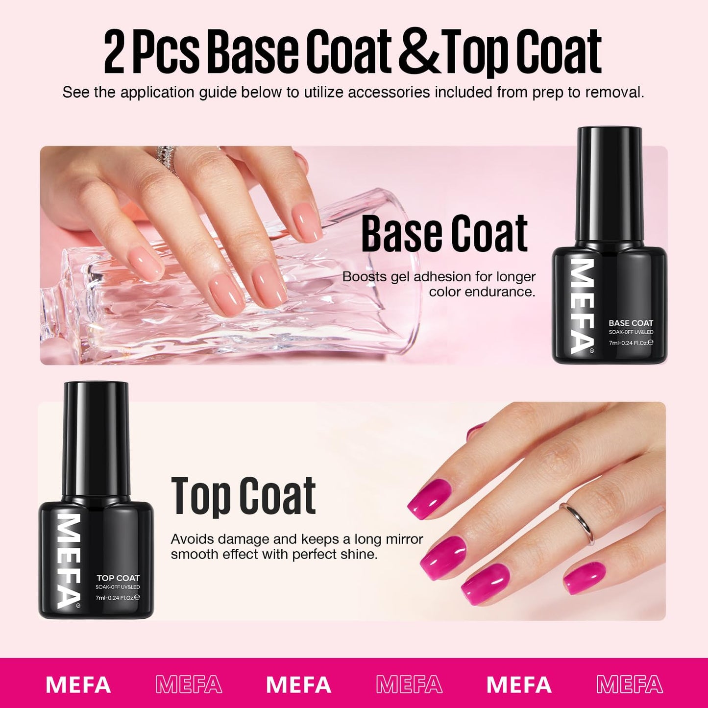19 Pcs Gel Nail Polish Kit with U V Light, 12 Colors All Seasons Nude Milky Whit