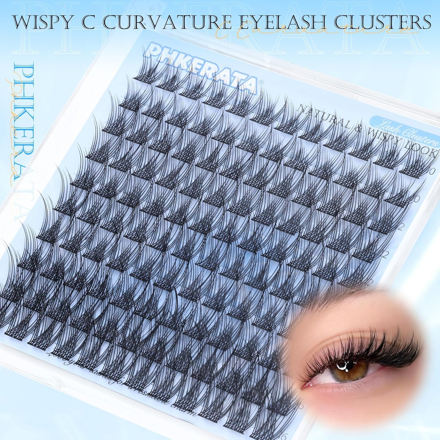 Wispy Eyelash Clusters Natural Lash Clusters 120 Pcs Individual Lashes Clusters