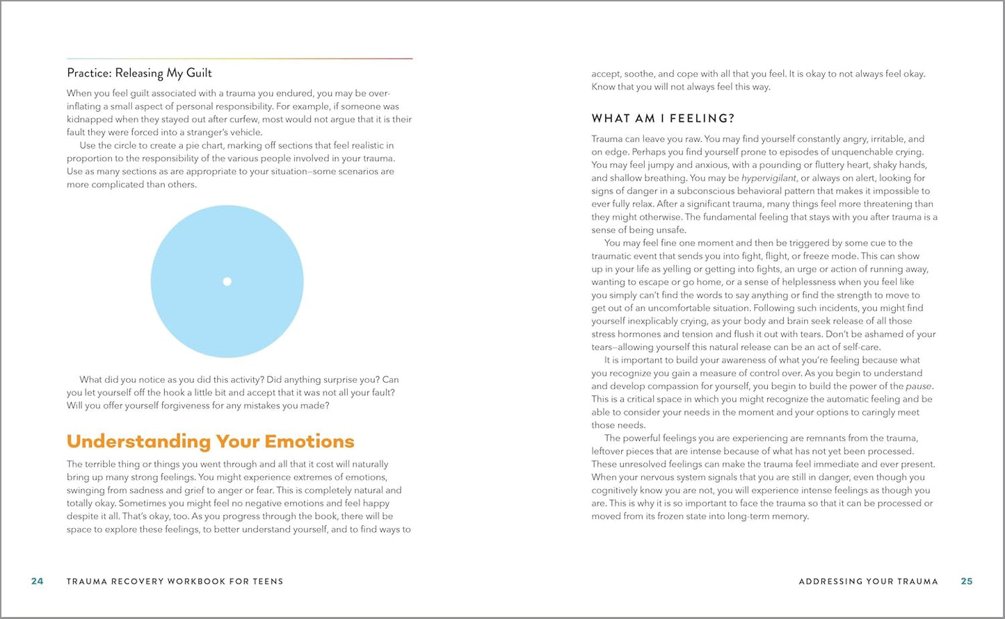 Trauma Recovery Workbook for Teens: Exercises to Process Emotions, Manage Sympto