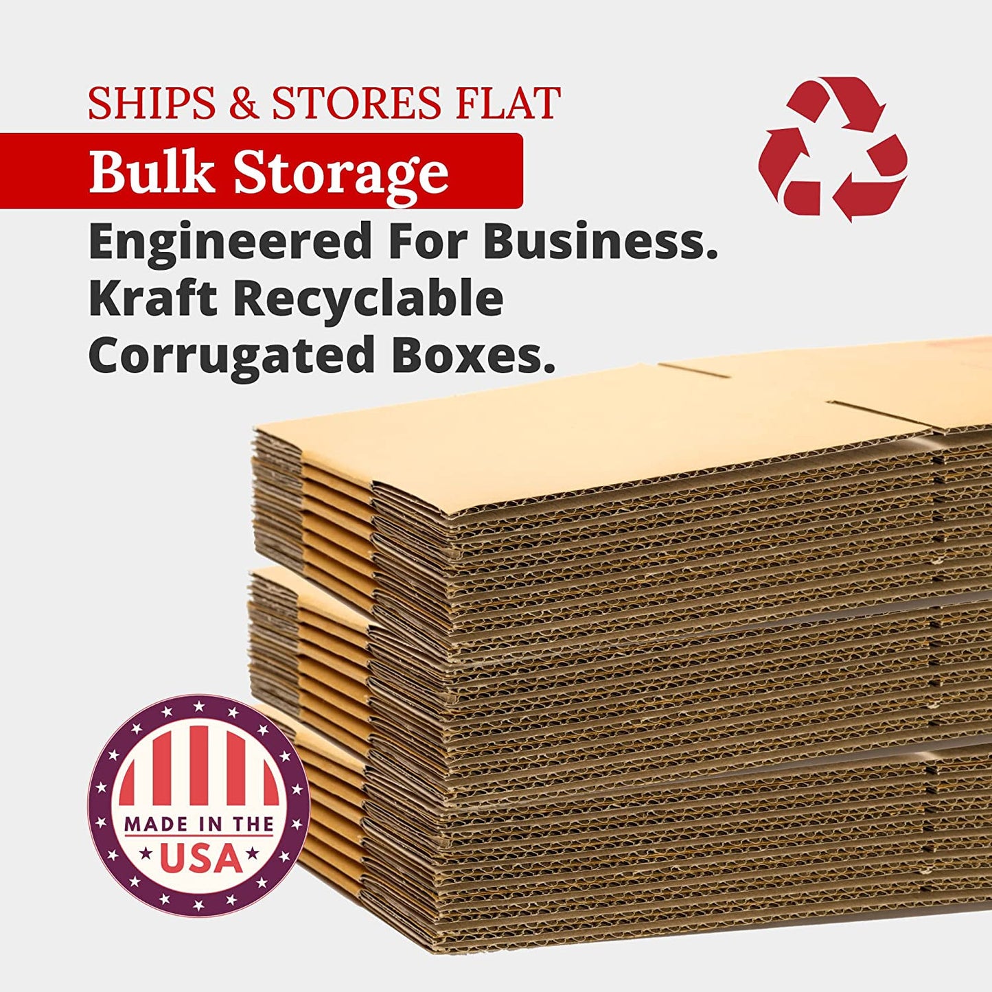 8X4X4 Long Corrugated Boxes, Long, 8L X 4W X 4H, Pack of 25 | Shipping, Packagin