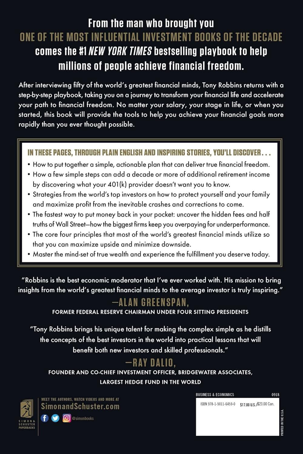 Unshakeable: Your Financial Freedom Playbook (Tony Robbins Financial Freedom Ser