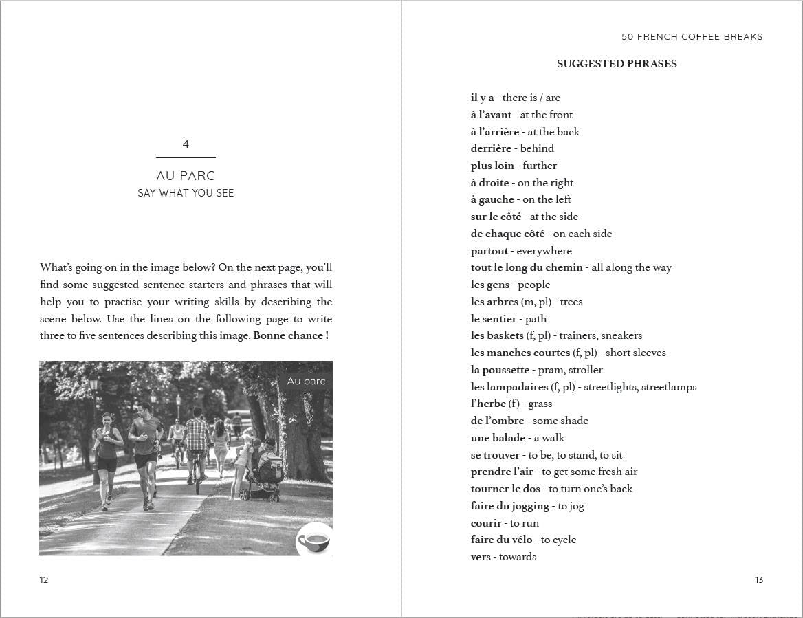 50 French Coffee Breaks: Short Activities to Improve Your French One Cup at a Ti