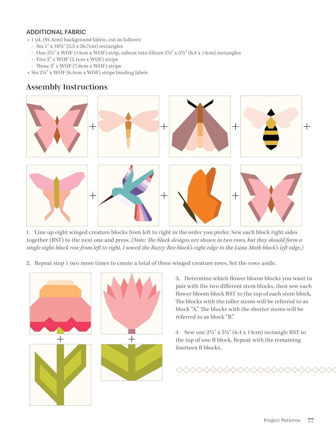 Wonderful World of Paper-Pieced Quilt Blocks: 30 Nature-Inspired Designs and Bea