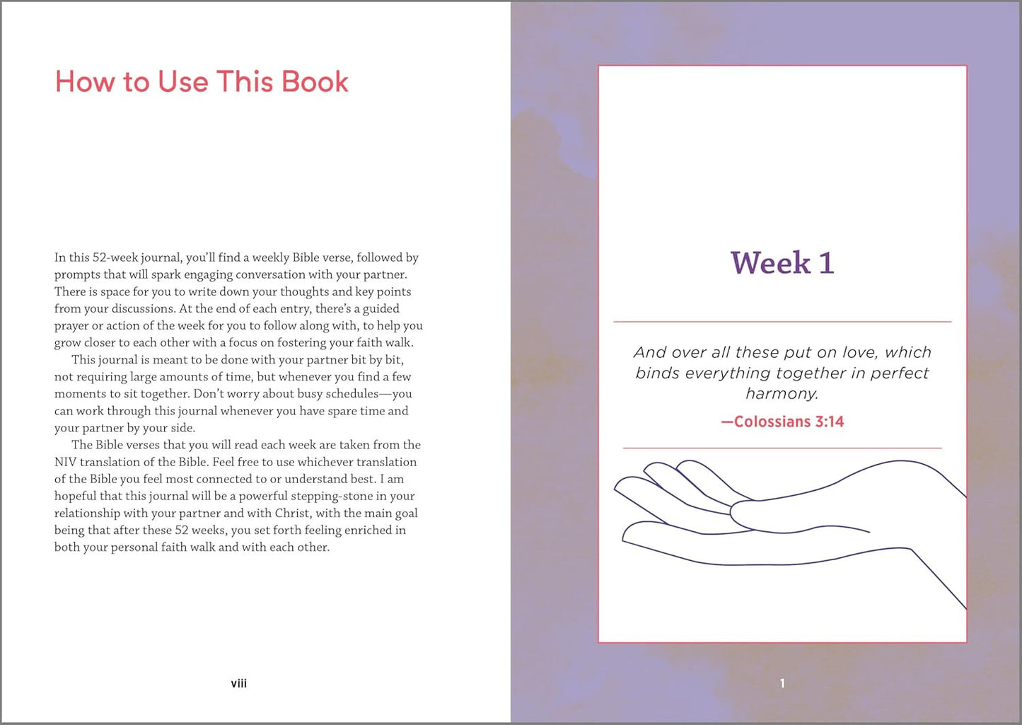 52-Week Christian Couples Journal: Prompts and Prayers to Strengthen Your Relati