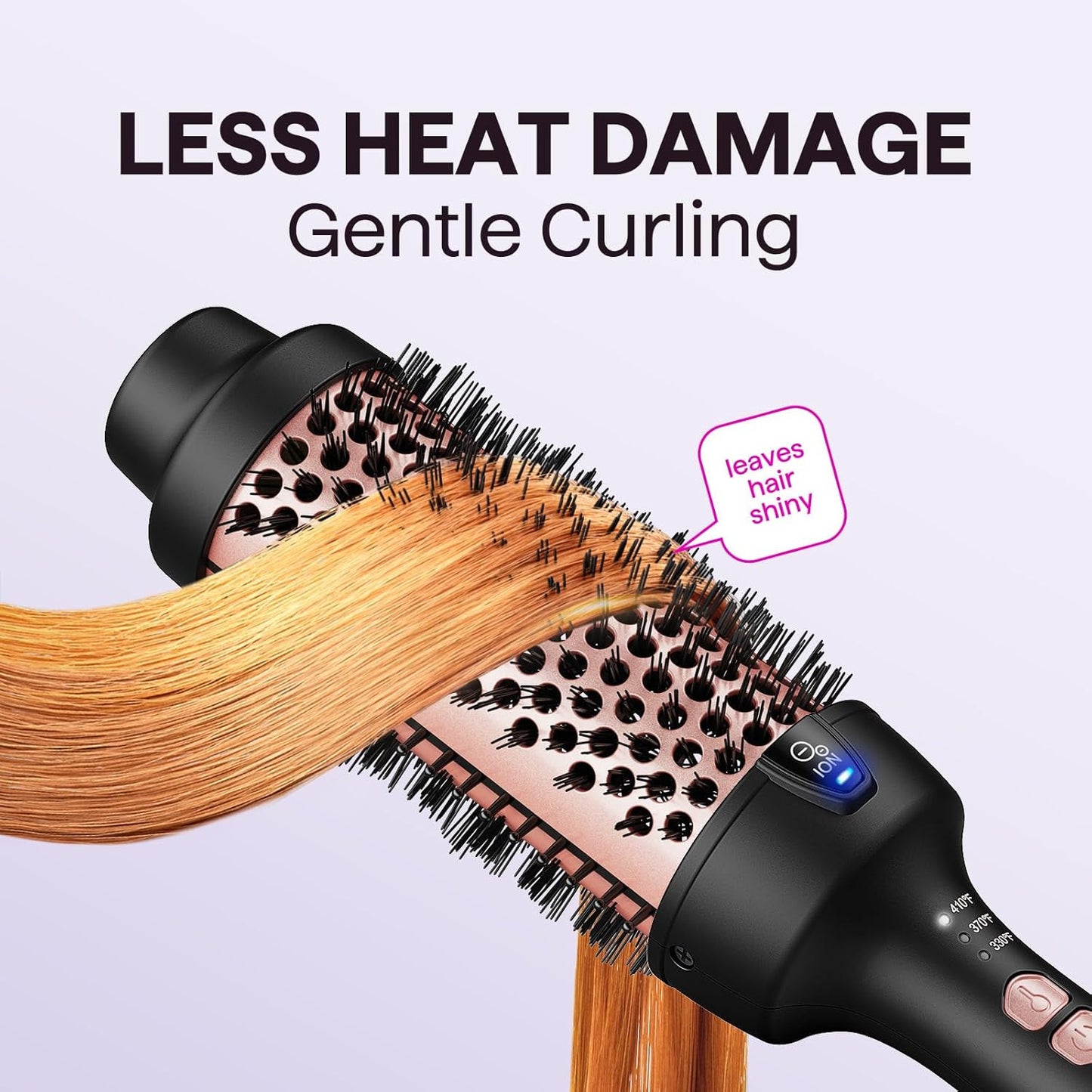 Thermal Brush, 1.7 Inch Blowout Express Blowout Brush, Negative Ion Technology f