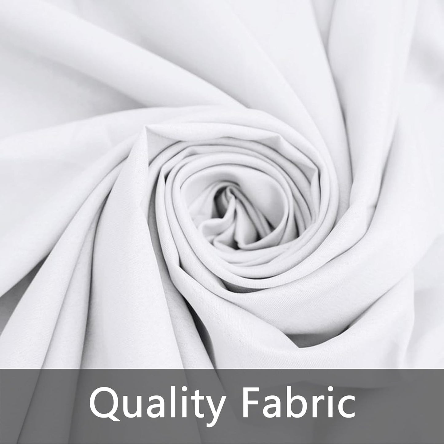 10 Pack White round Tablecloths, 120 Inch Stain Resistant and Wrinkle round Tabl