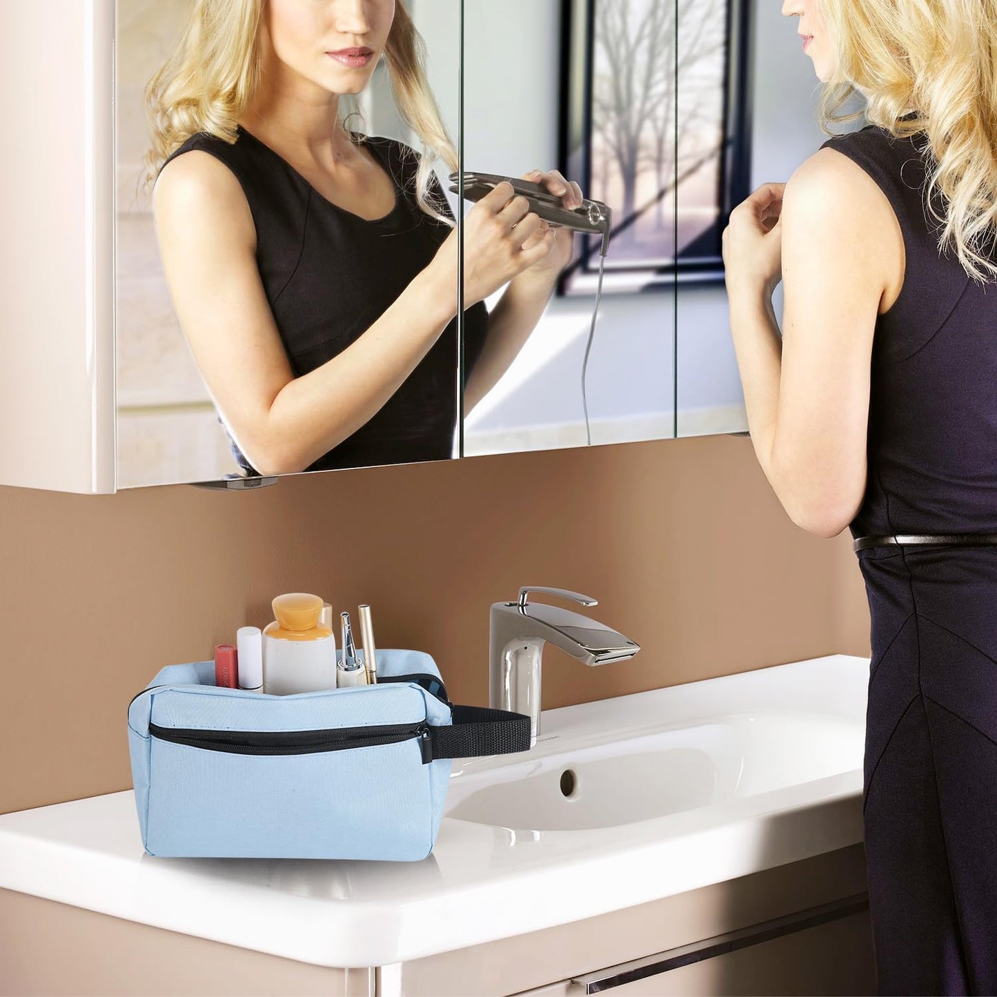 Travel Toiletry Bag Toiletry Bag for Women Men Hanging Cosmetic Bag Travel Acces