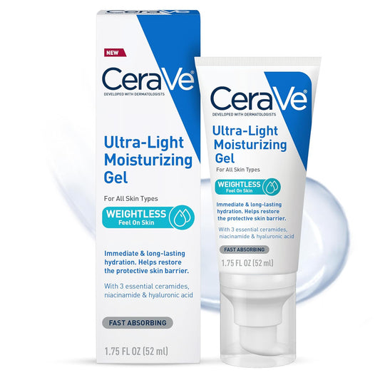 Ultra-Light Moisturizing Gel, Hydrating Gel Face Moisturizer for Men & for Women