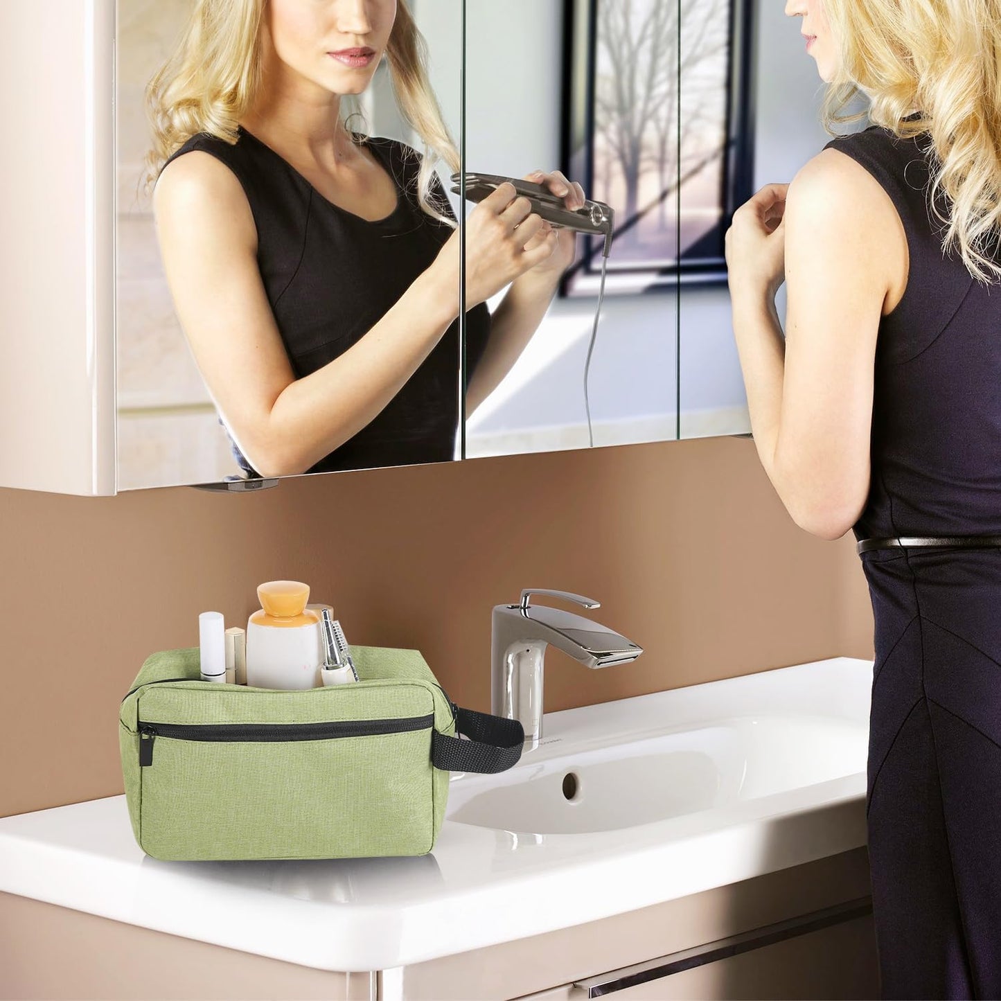 Travel Toiletry Bag Toiletry Bag for Women Men Hanging Cosmetic Bag Travel Acces