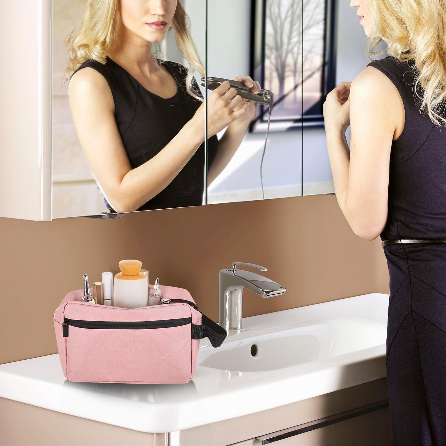 Travel Toiletry Bag Toiletry Bag for Women Men Hanging Cosmetic Bag Travel Acces