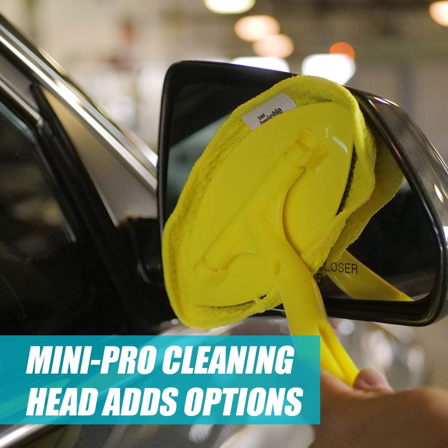 95164 Reach and Clean Tool Wet-Dry Pro Window and Windshield Wand Glass Cleaning