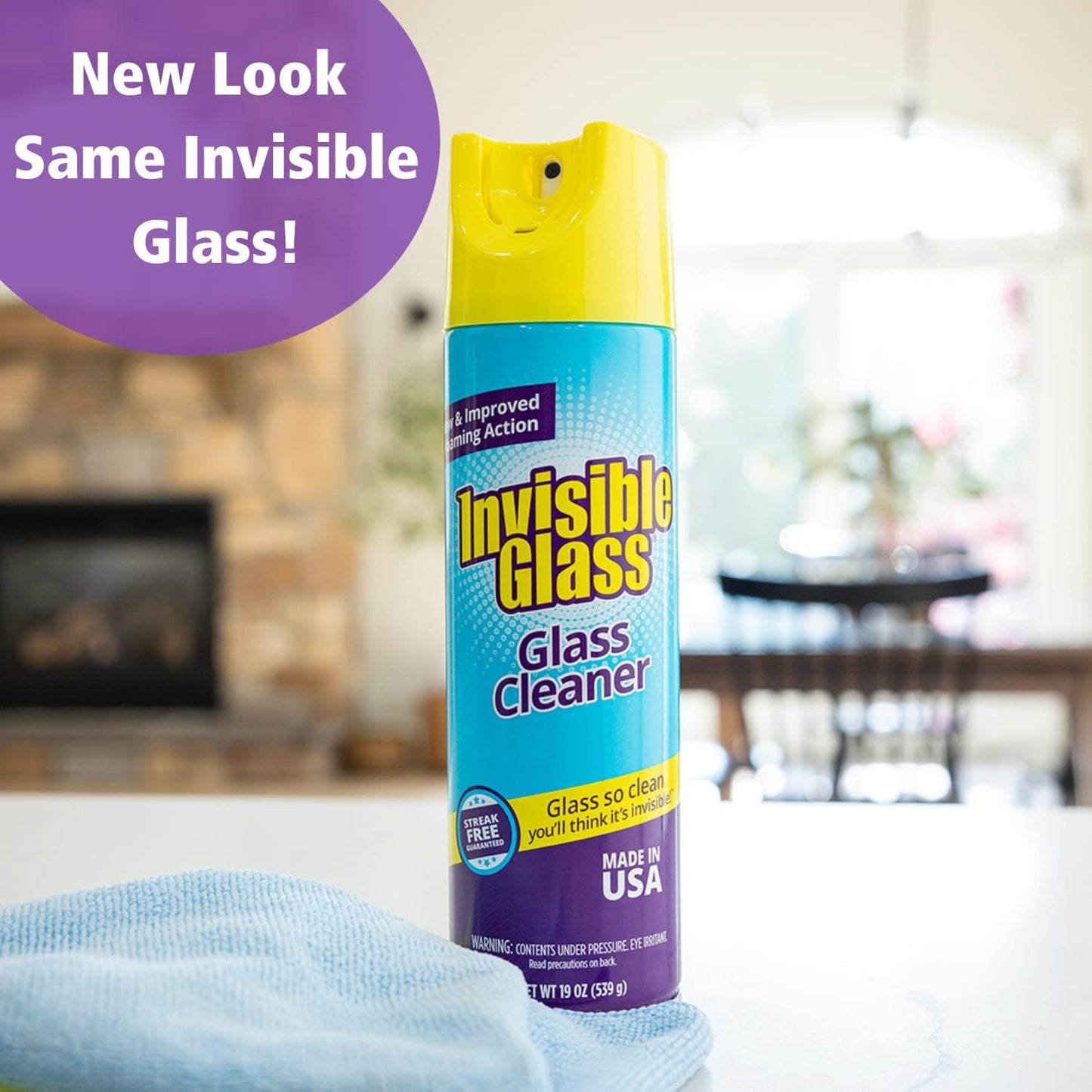91160 Premium Glass and Window Cleaner for Auto and Home Cleans Glass, Windows,