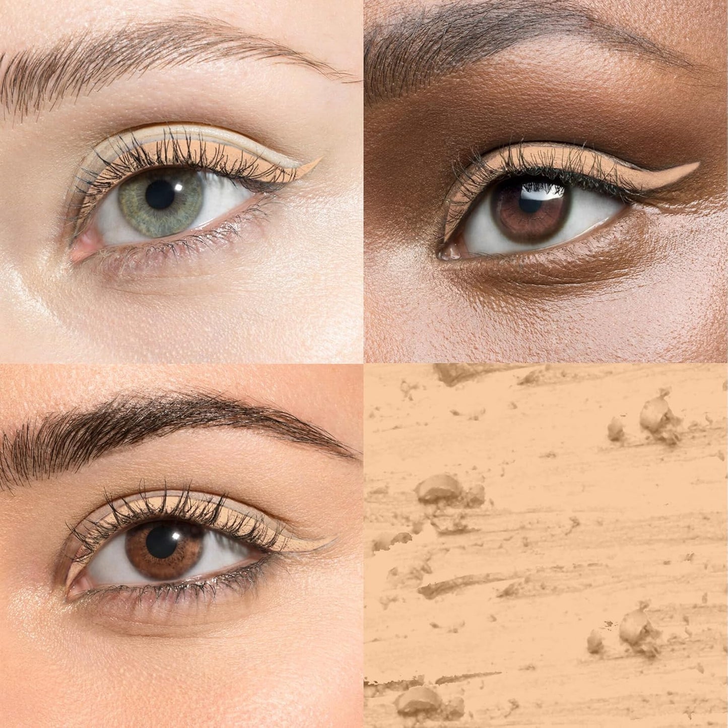 When Pencil Met Gel Sharpenable Multi-Use Longwear Eyeliner Pencil -Nude Matte-