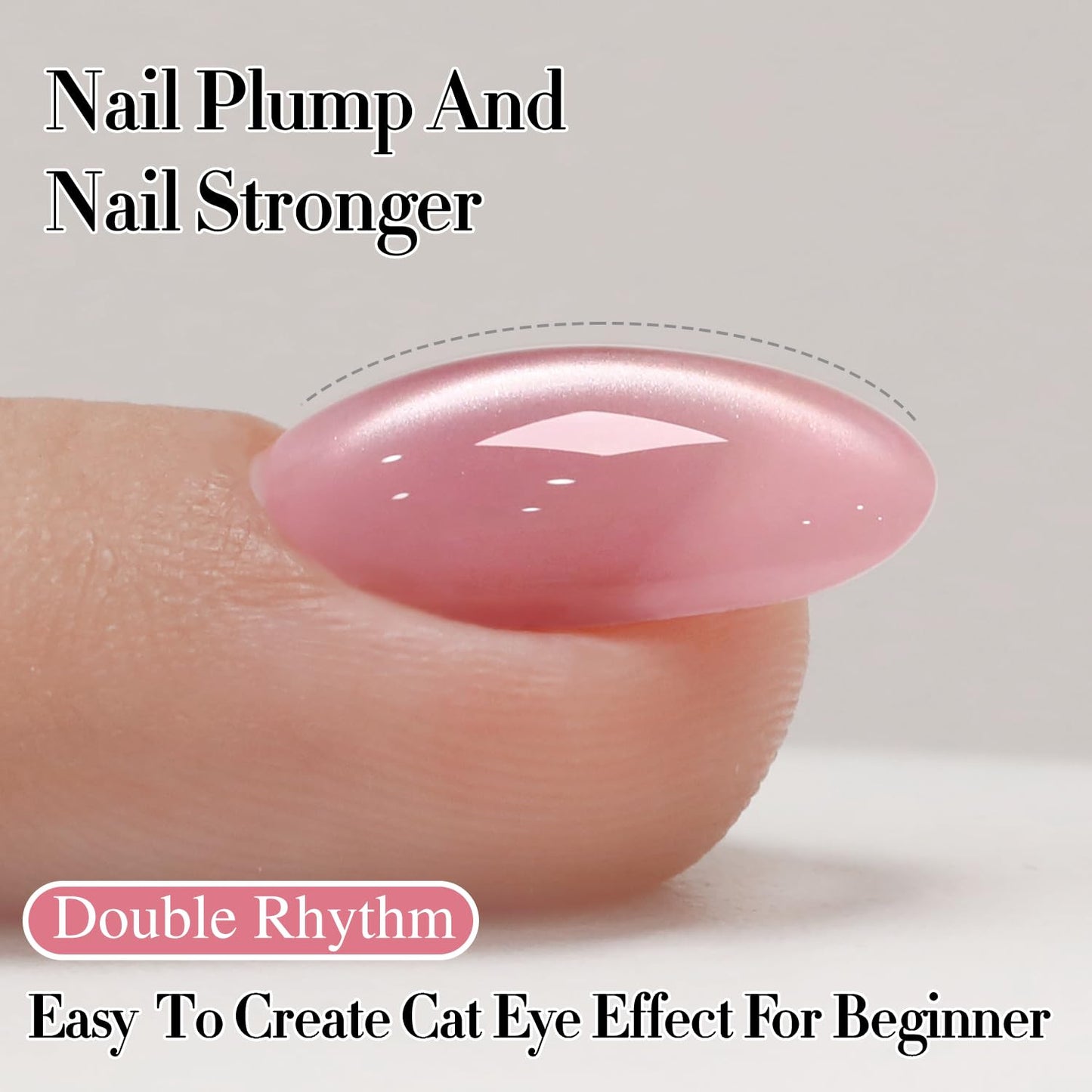 0.5 OZ Cat Eye Gel Polish with Magnet 15ML Holographic Glitter Shimmer Transluce