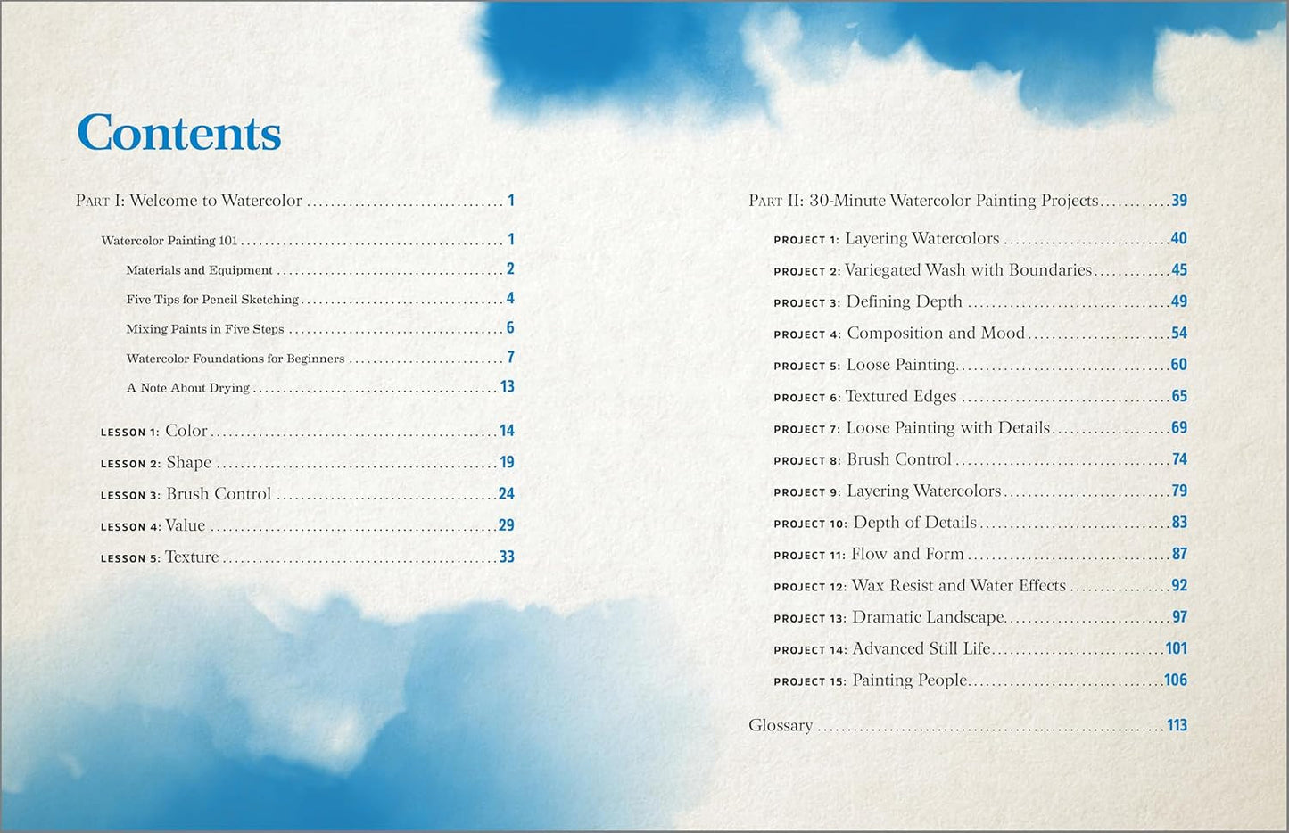 30-Minute Watercolor Painting for Beginners: Easy Step-By-Step Lessons and Techn