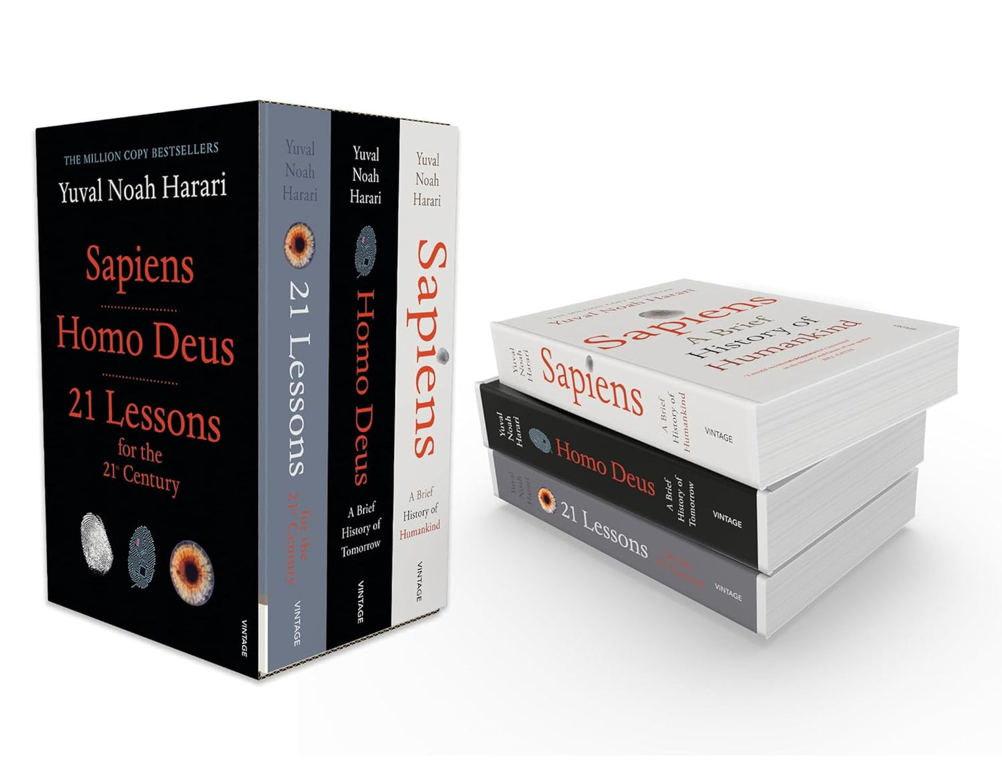 Yuval Noah Harari Box Set (Sapiens, Homo Deus, 21 Lessons for 21St Century) (Lea