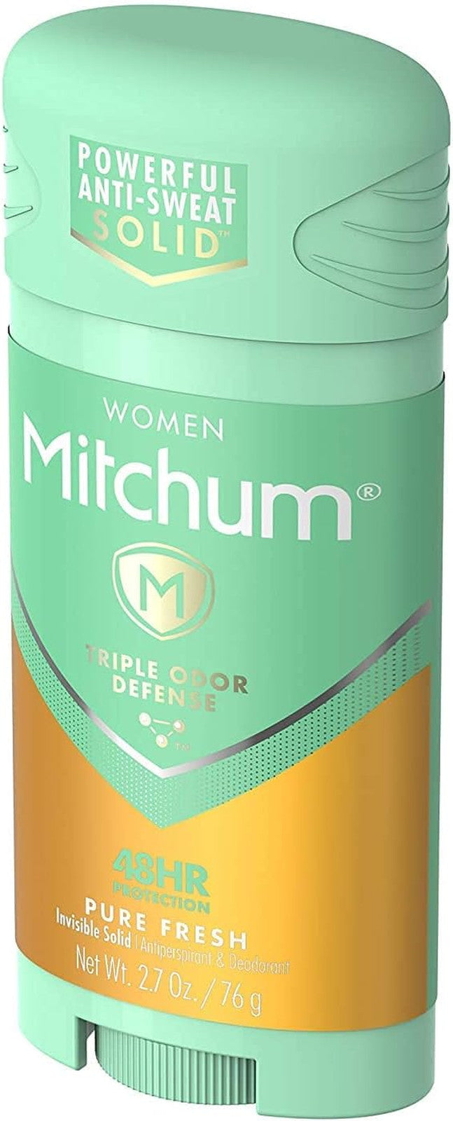 Women Triple Odor Defense Invisible Solid 48HR Antiperspirant & Deodorant, Pure