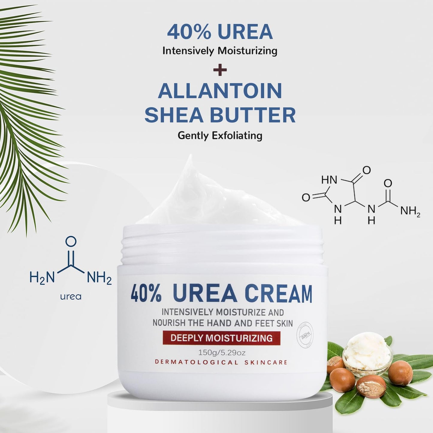 Urea Cream 40 Percent,Foot & Hand Cream for Dry Cracked,Urea Lotion for Feet Max