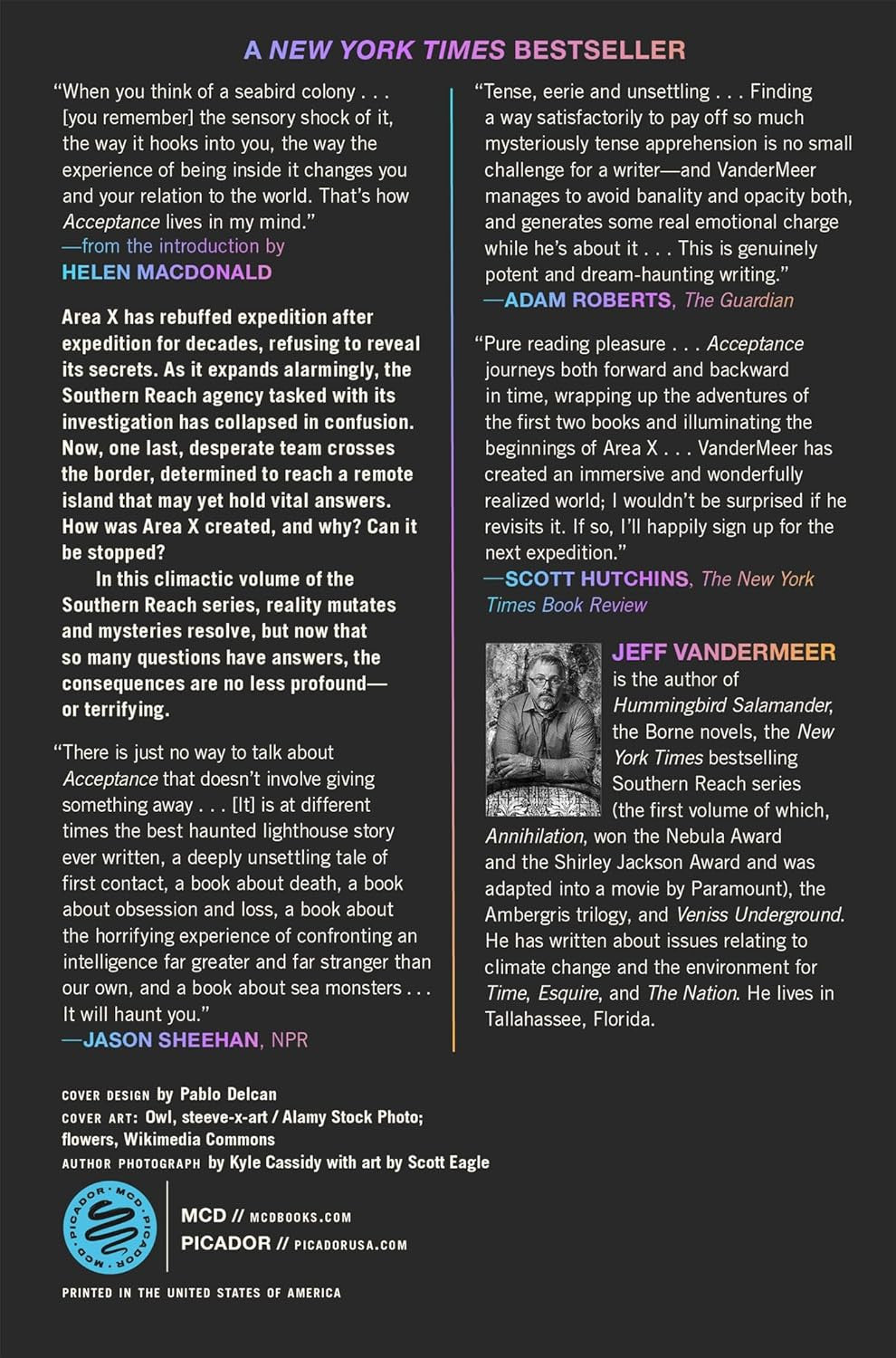 Acceptance: a Novel (10Th Anniversary Edition) (The Southern Reach Series, 3)