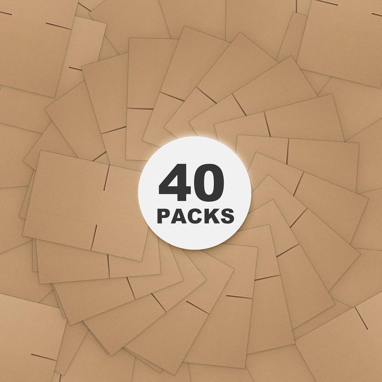 40 Packs 7X5X5 Shipping Boxes Corrugated Cardboard Boxes Mailers Shipping Box fo
